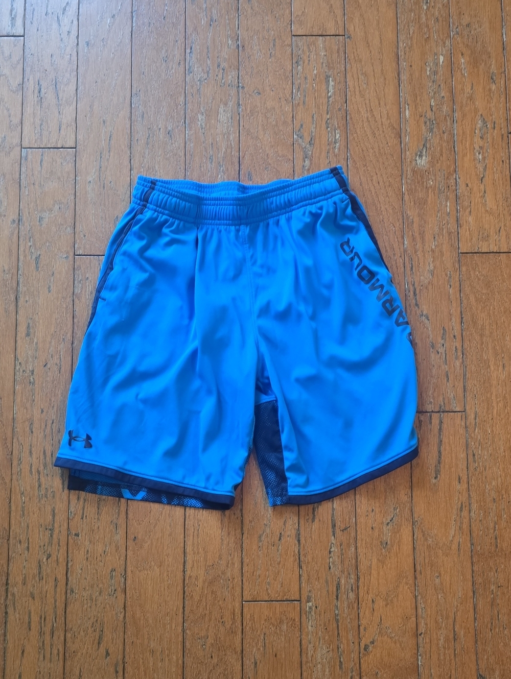 Under Armour Blue Boys Athletic Shorts